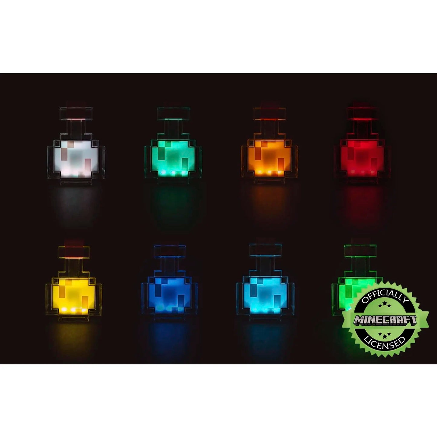 Minecraft Potion Bottle Color Changing LED Lamp | 7-Inch